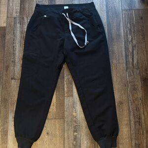 Figs Black Jogger Scrub Pants SP